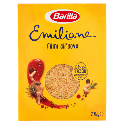 Barilla emiliane filini pasta - filini,
