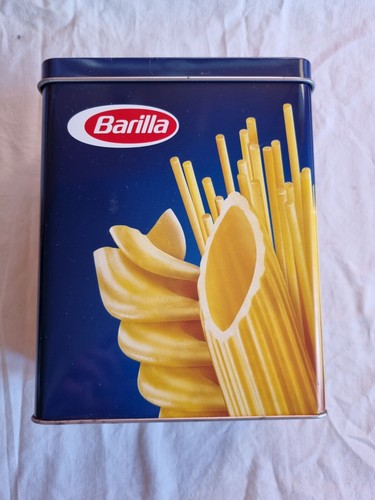 Scatola latta pasta barilla - scatola,