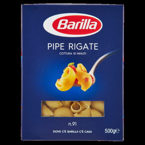 Barilla 091 pipe rigate - 091, 500gr