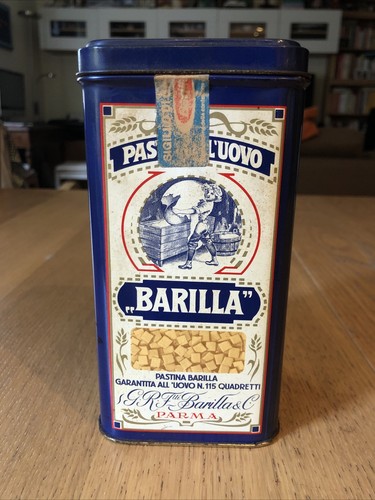 Barilla scatola latta pasta - di,